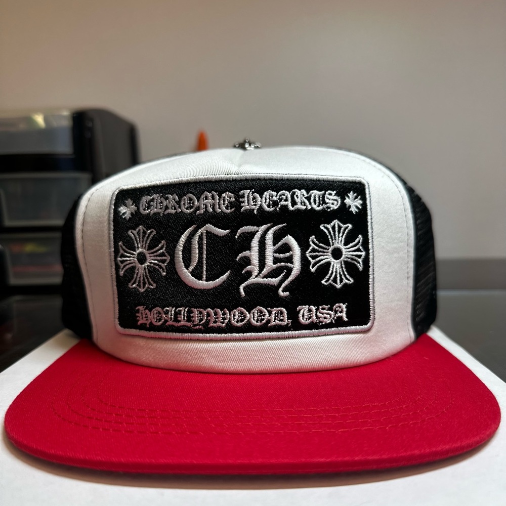 Chrome Hearts CH Hollywood Trucker Hat